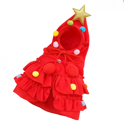 Traje Árbol Navideño para Mascotas